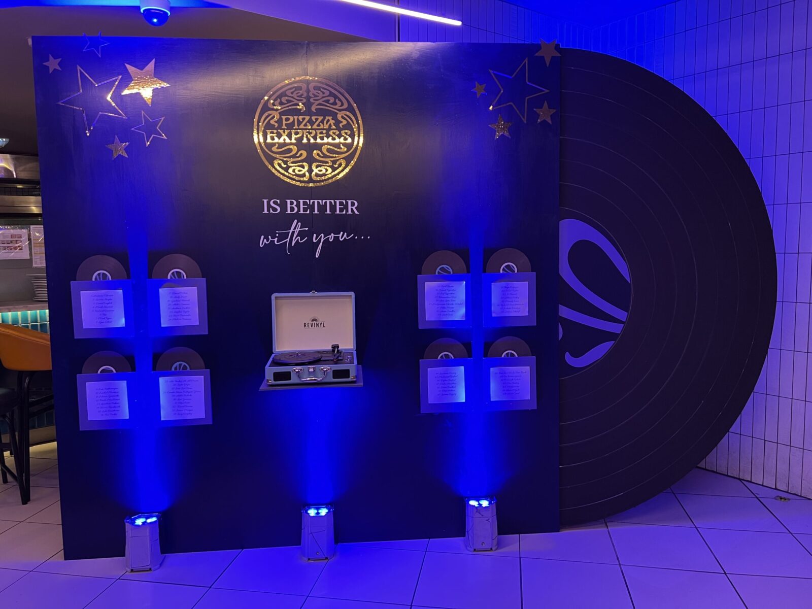 Awards Night Pizza Express 2 corporate events awards night bespoke table plan